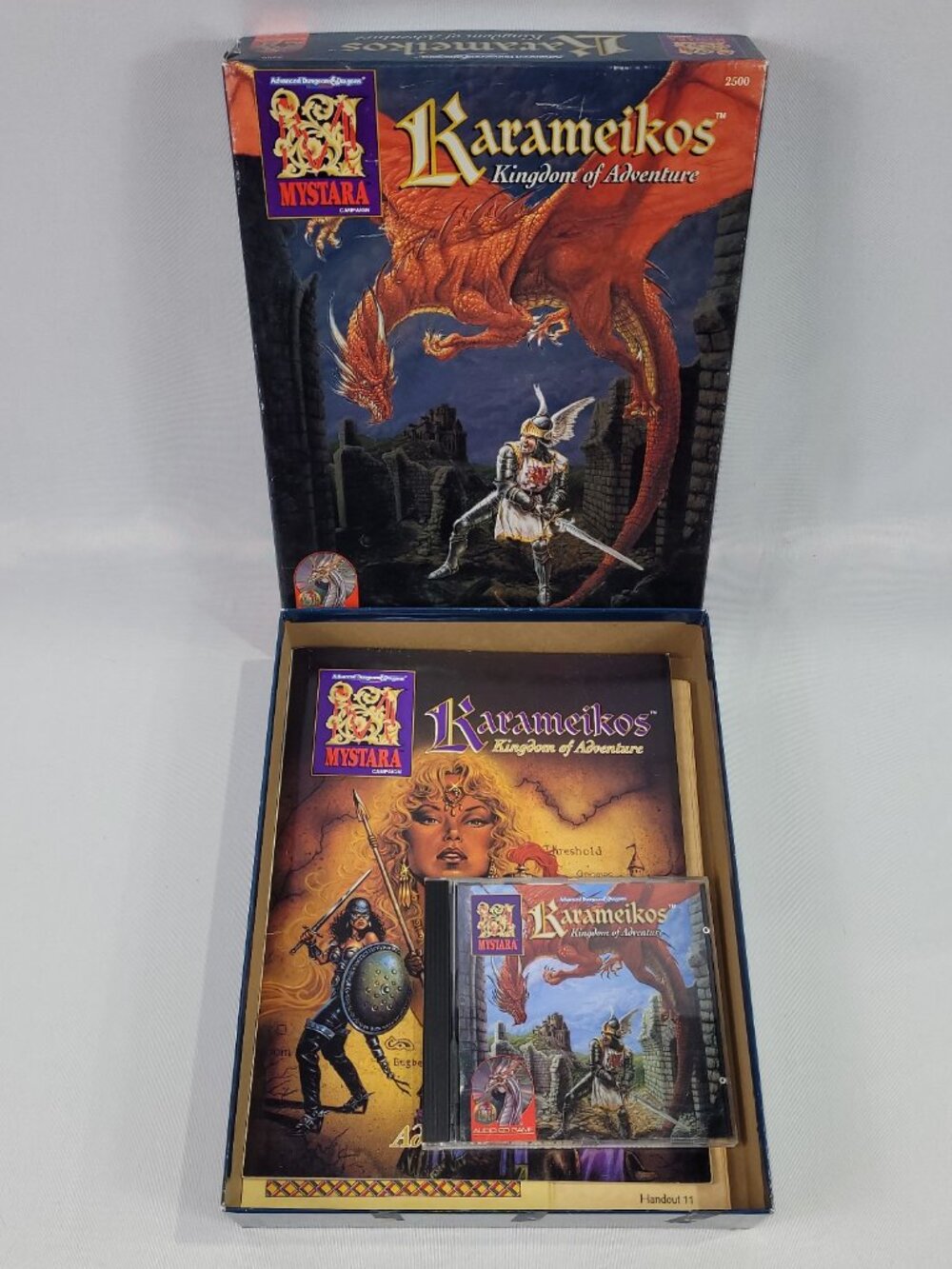 Advanced Dungeons & Dragons 2nd Edition 1994 Karameikos RPG Campaign Box Set TSR